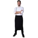 Jaleco Conjunto Dólmã Cozinheiro Masculino - Jaleca Branco