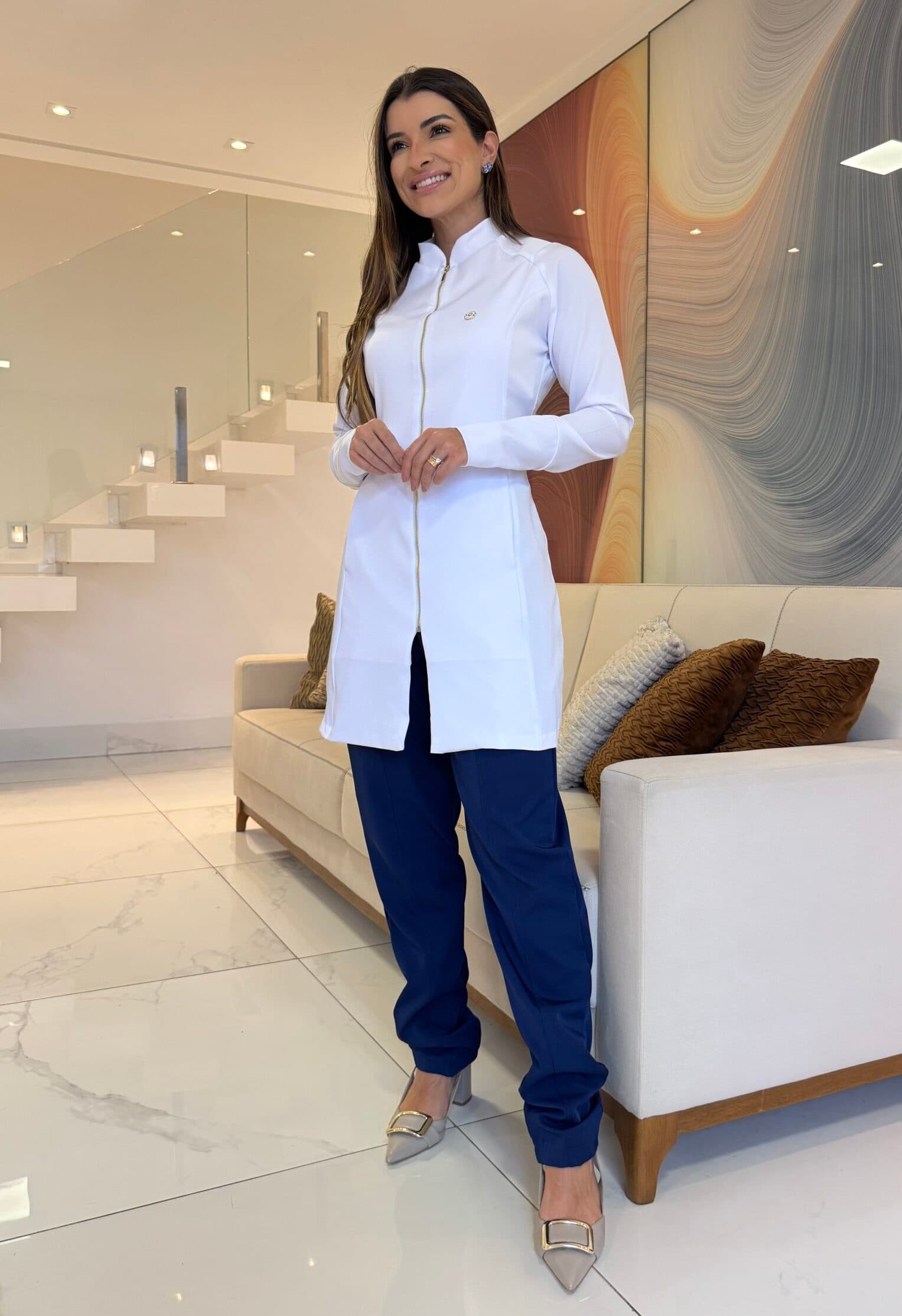 Jaleco Slim Tradicional Feminino - Jaleca