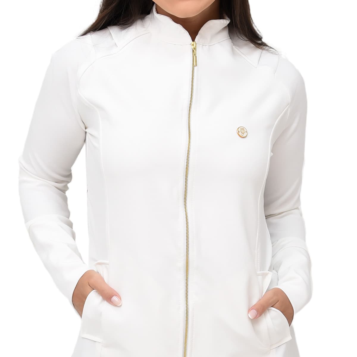 Jaleco Slim Moratty Feminino - Jaleca Branco