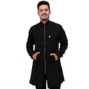 Jaleco Slim Recortes Masculino - Jaleca - Preto, PP