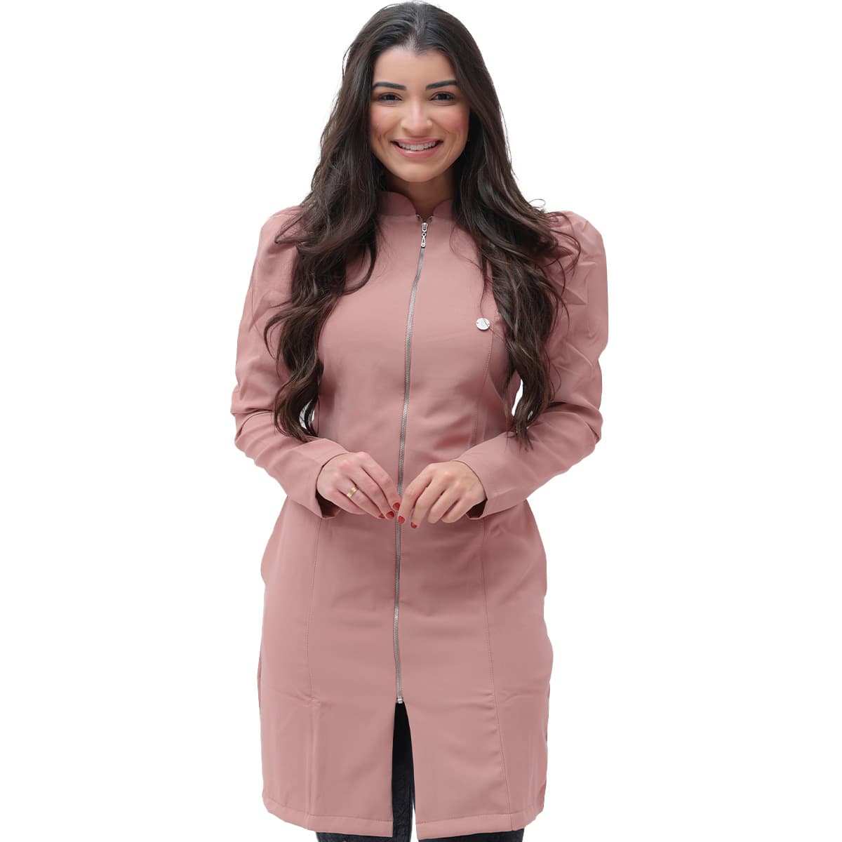 Jaleco Slim Pala Feminino - Jaleca Areia