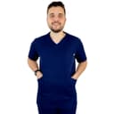 Jaleco Conjunto Scrub Masculino - Jaleca Areia