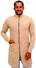 Jaleco Slim  Tradicional Masculino - Jaleca - Areia, PP