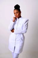 Jaleco Slim Princesa Laise Feminino - Jaleca - Branco, PP