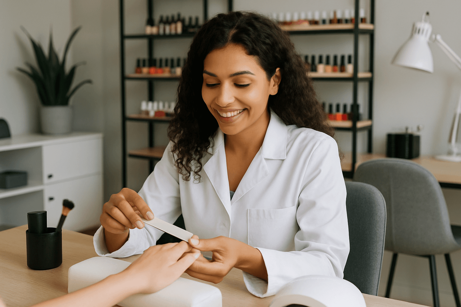 Jaleco para Nail Designer Brasileira nos EUA: Guia de Uniformes