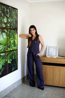 Jaleco Conjunto Executiva Feminino - Jaleca - Chumbo Giz, G