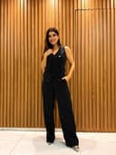 Jaleco Conjunto Executiva Feminino - Jaleca - Preto Giz, G