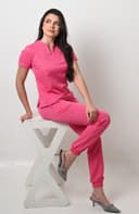 Jaleco Conjunto Scrub Feminino - Jaleca Areia