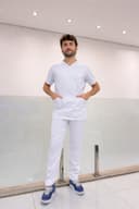Jaleco Conjunto Scrub Masculino - Jaleca - Branco, M
