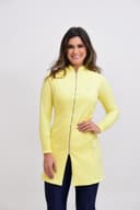 Jaleco Slim Elastex Feminino - Jaleca - Amarelo, G
