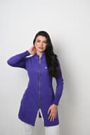 Jaleco Slim Elastex Feminino - Jaleca - Violeta, G
