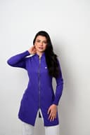 Jaleco Slim Elastex Feminino - Jaleca - Violeta, GG