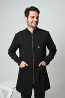 Jaleco Slim Tradicional Masculino - Jaleca - Preto, P