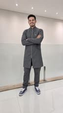 Jaleco Slim Tradicional Masculino - Jaleca - Chumbo, GG