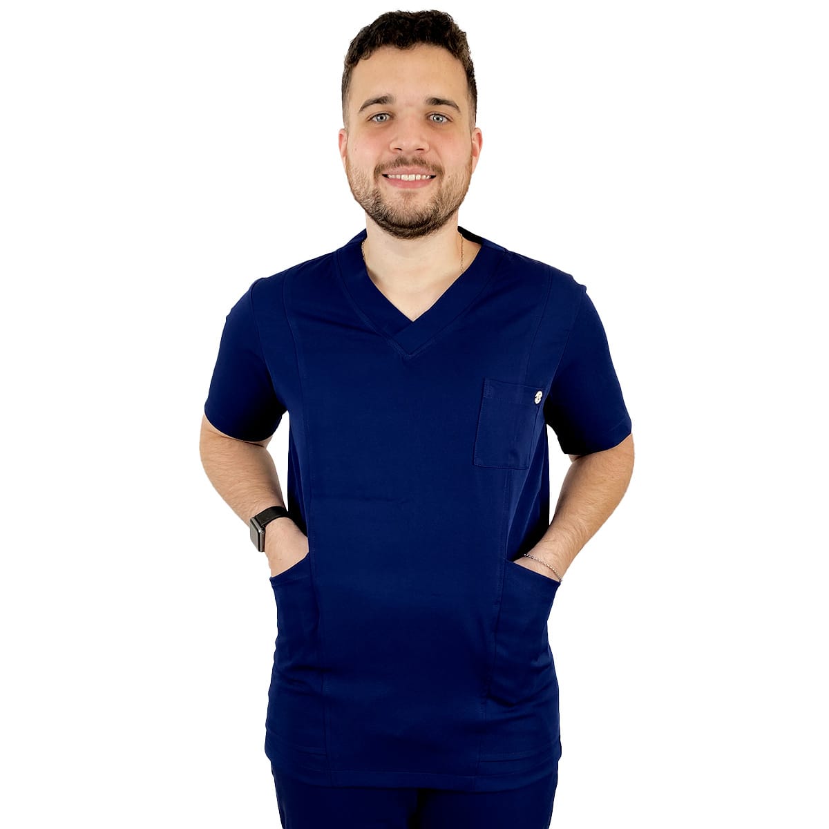 Jaleco Conjunto Scrub Masculino - Jaleca Areia