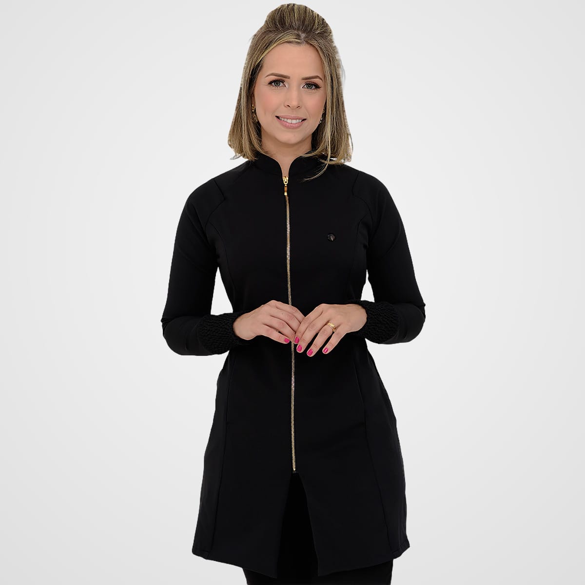 Jaleco Slim Elastex Feminino - Jaleca Amarelo