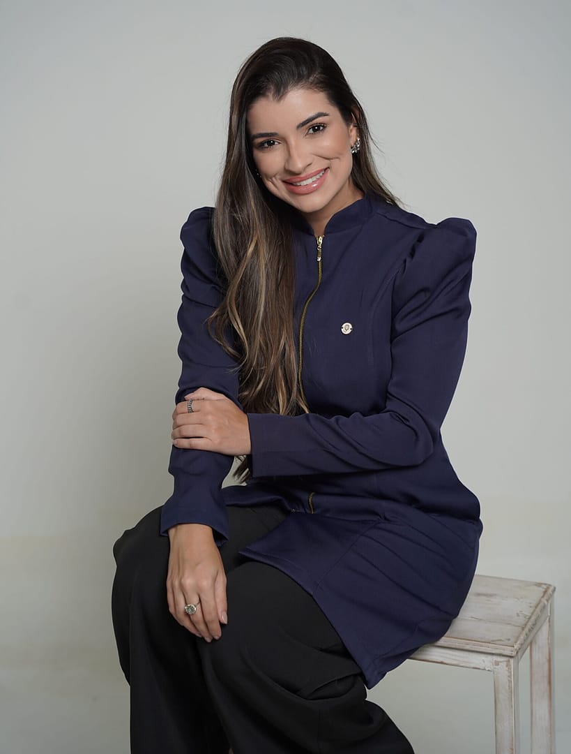 Jaleco Slim Princesa Feminino - Jaleca - Marinho, GG