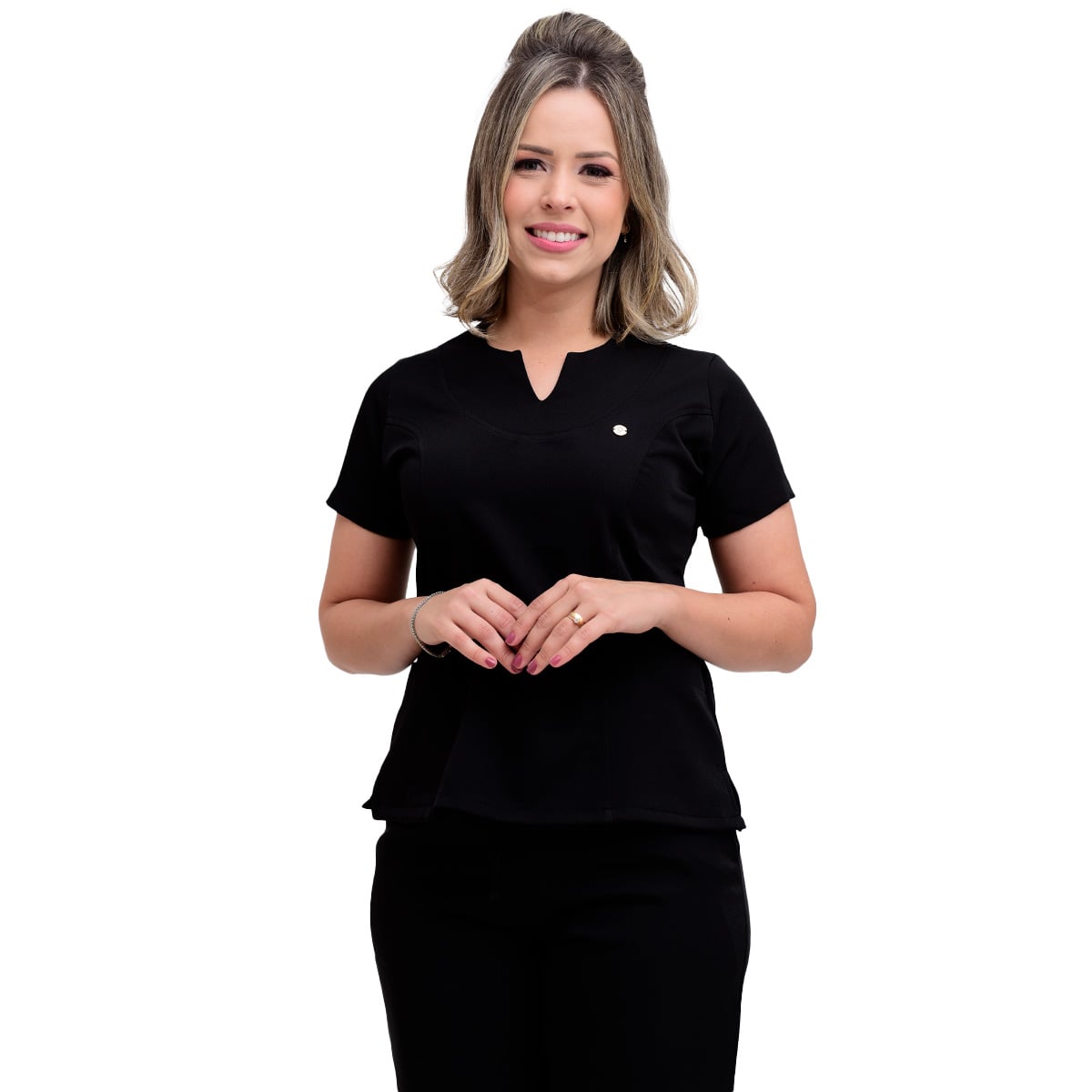 Jaleco Conjunto Scrub Feminino - Jaleca Areia