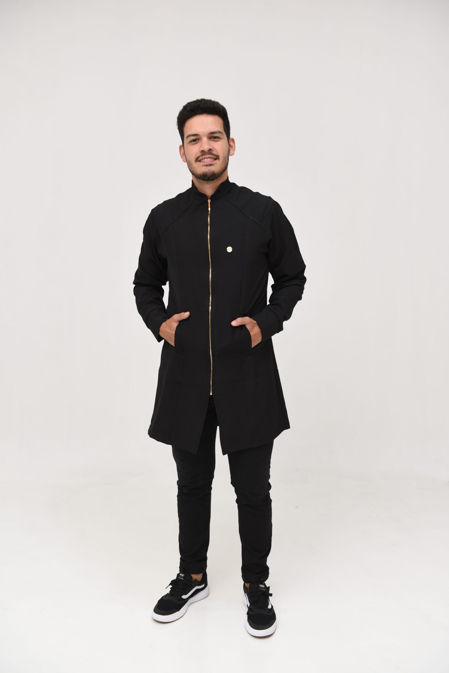 Jaleco Slim Moratty Masculino - Jaleca Branco