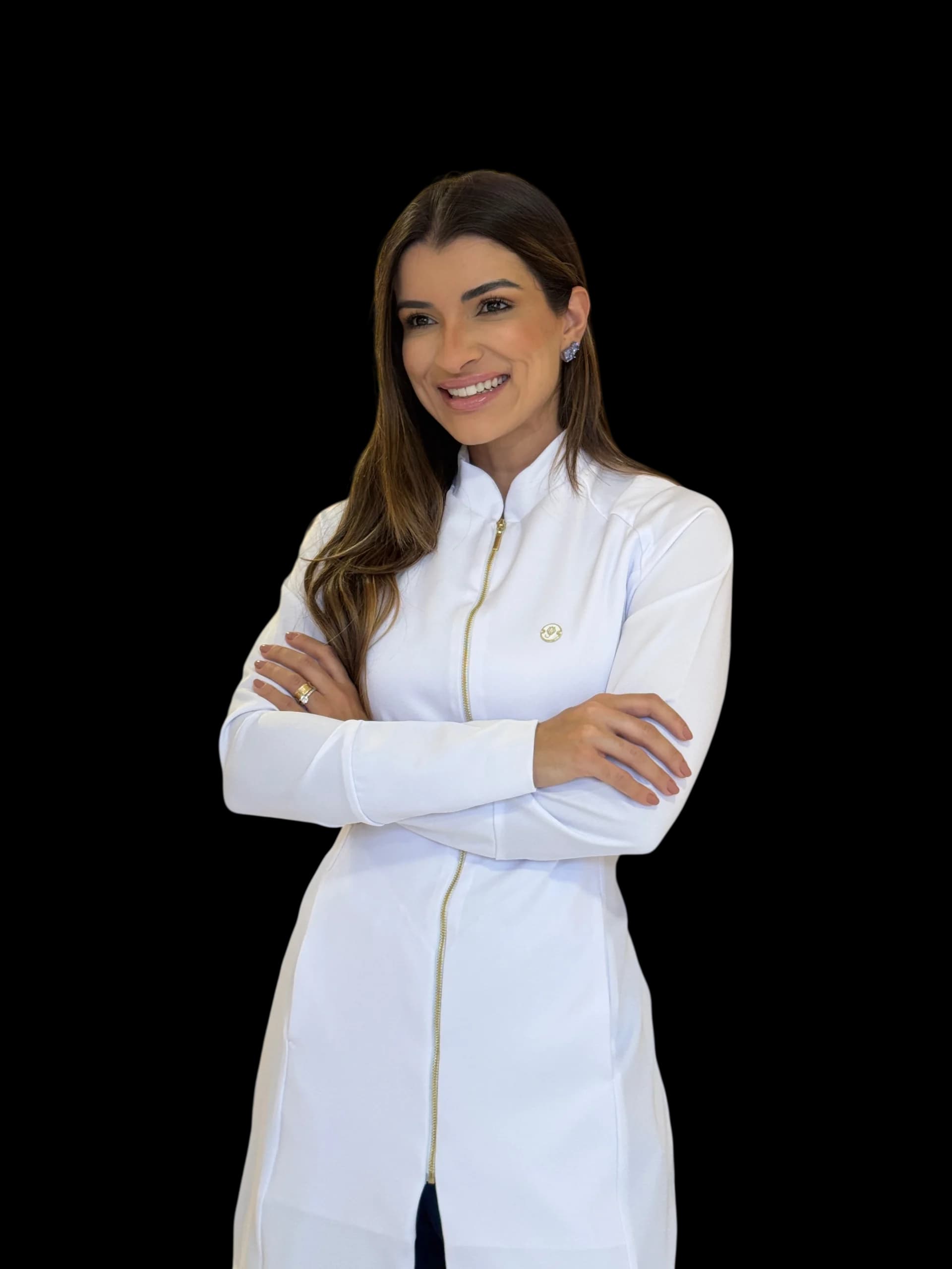 Jaleco Slim Tradicional Feminino - Jaleca Azul Bebê