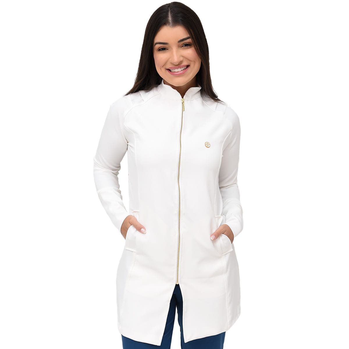 Jaleco Slim Moratty Feminino - Jaleca Branco