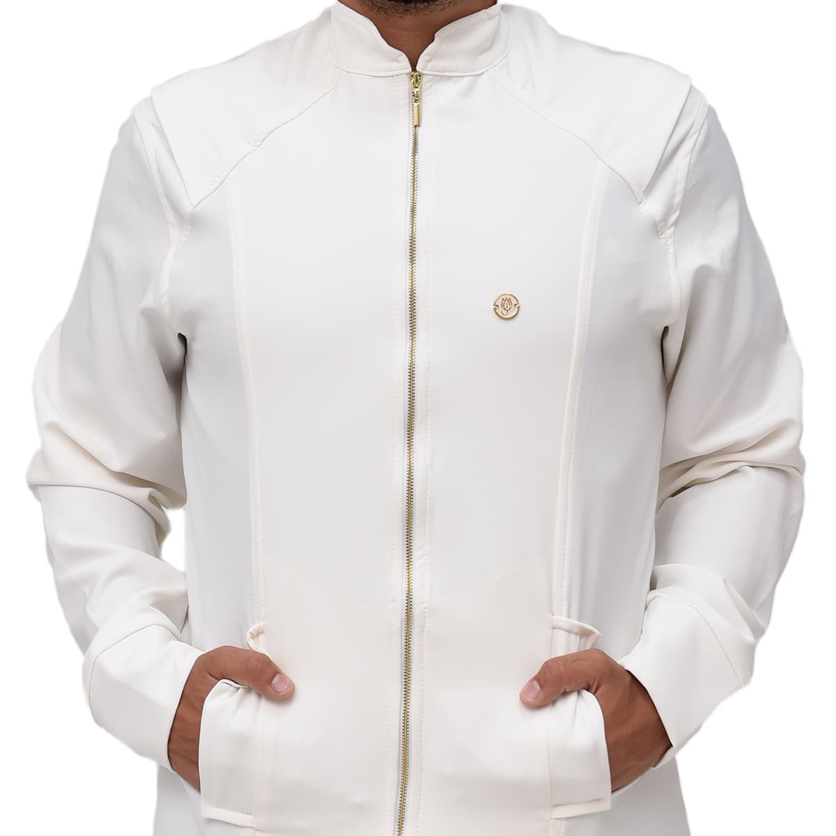 Jaleco Slim Moratty Masculino - Jaleca Branco
