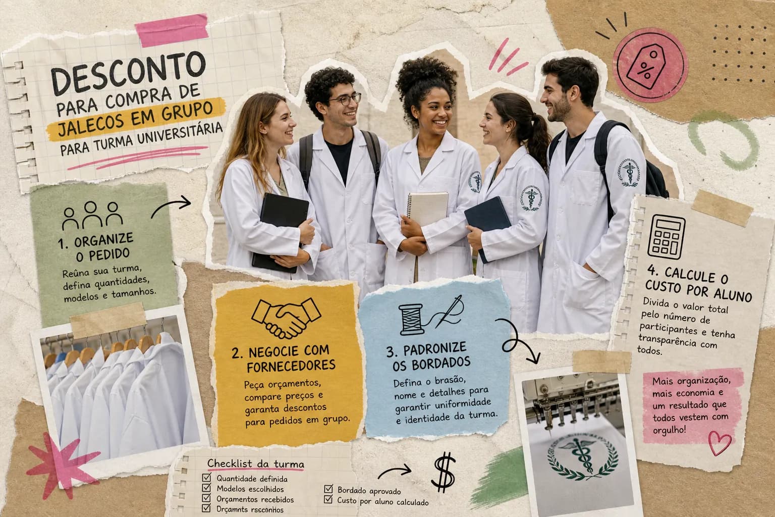 Como Conseguir Desconto na Compra de Jalecos Para Turma Universitária