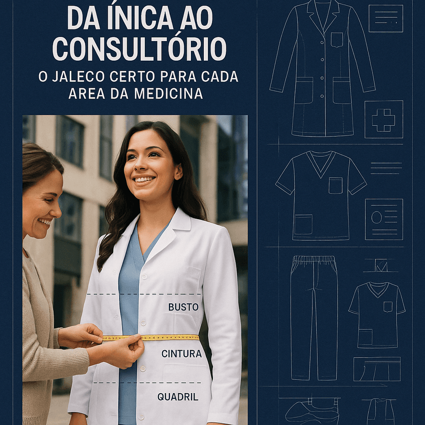 Da Clínica ao Consultório: O Jaleco Certo para Cada Área da Medicina