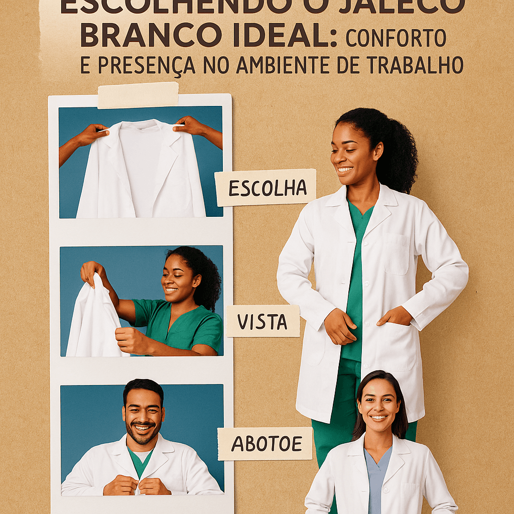 Escolhendo o Jaleco Branco Ideal: Conforto e Presença no Ambiente de Trabalho