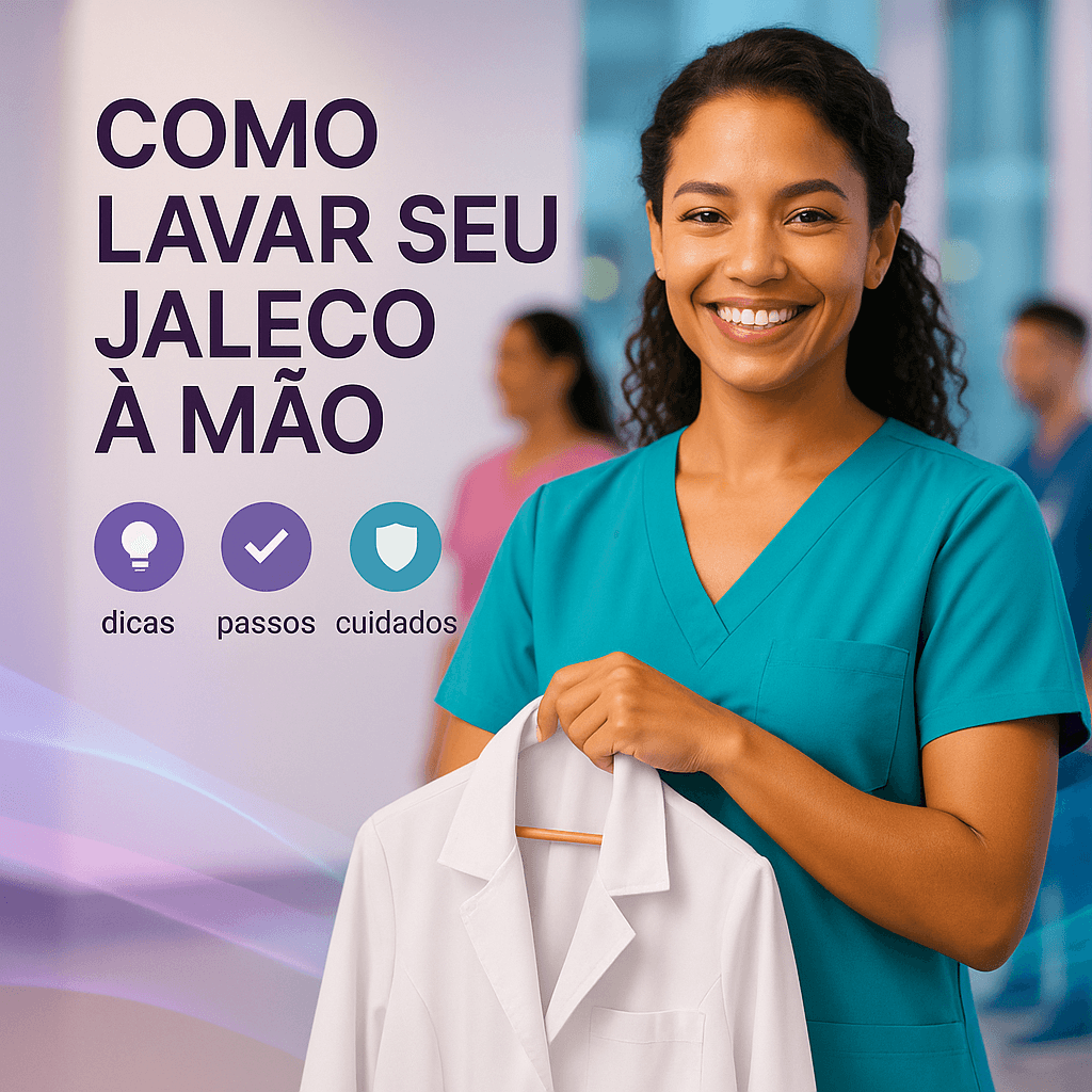 Guia Completo: Como Lavar Seu Jaleco Branco na Mão e Mantê-lo Impecável