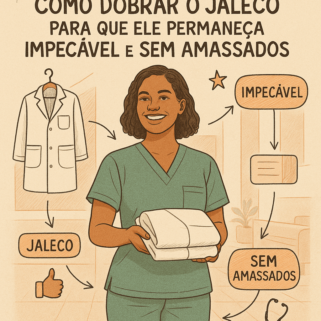 Guia Definitivo: Como Dobrar o Jaleco para Que Ele Permaneça Impecável e Sem Amassados