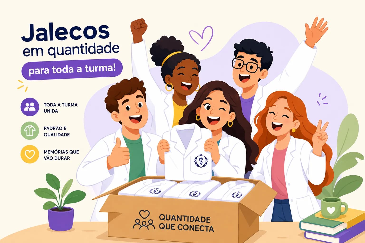 Jaleco de formatura em quantidade: guia para a turma