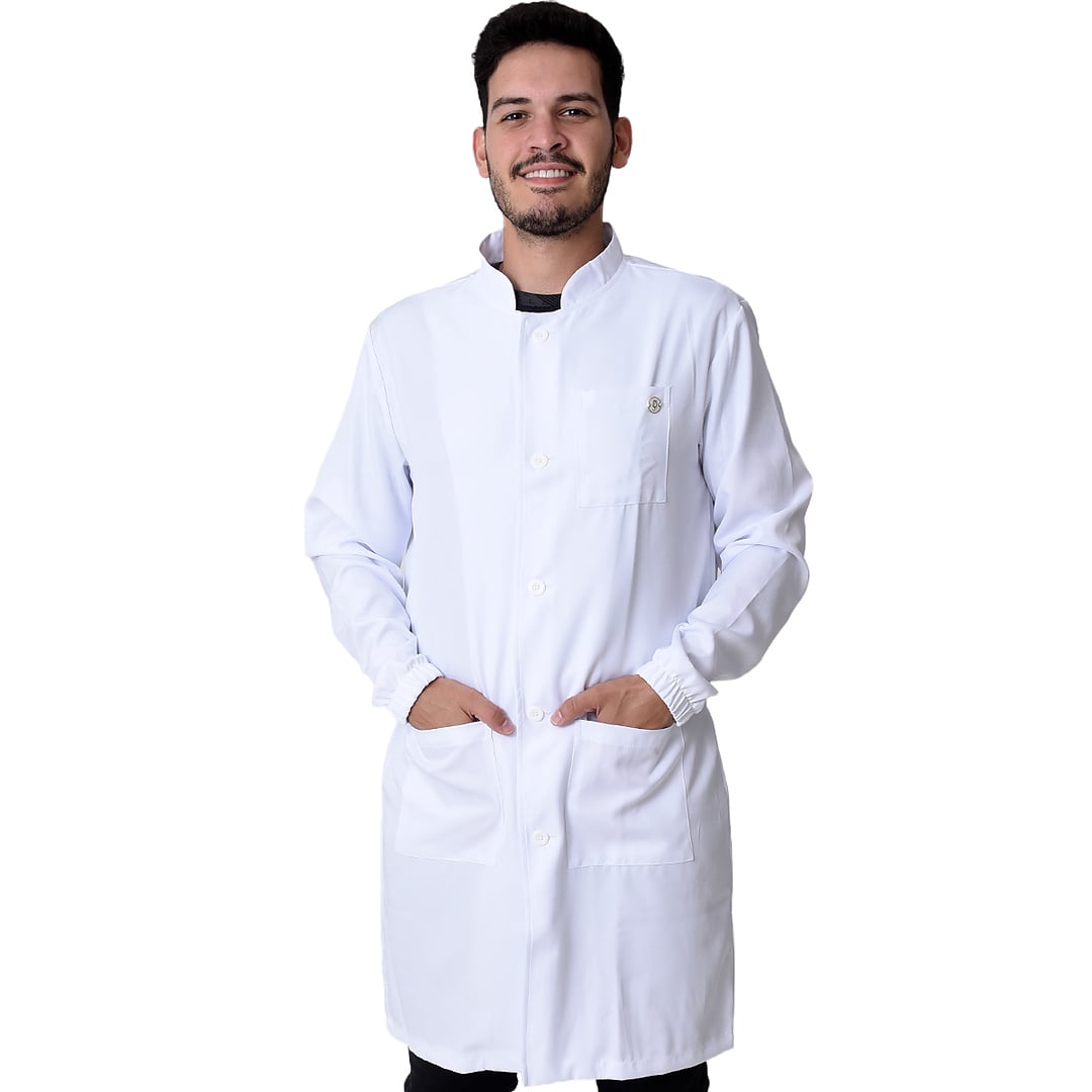 Jaleco Padrão Aluno Masculino - Jaleca Azul Céu