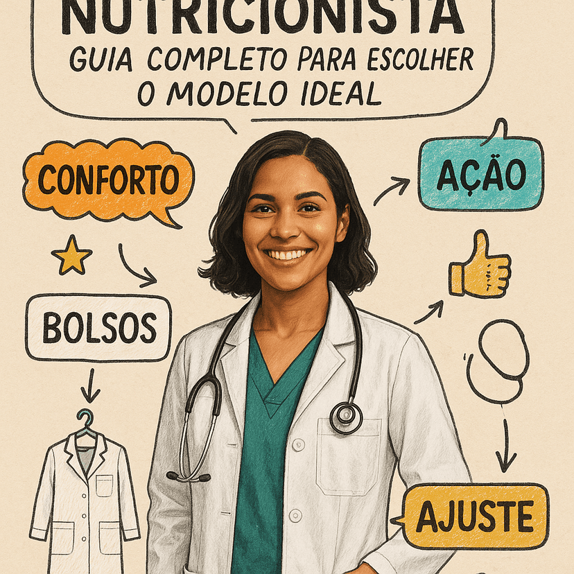 Jaleco para Nutricionista: Guia Completo para Escolher o Modelo Ideal