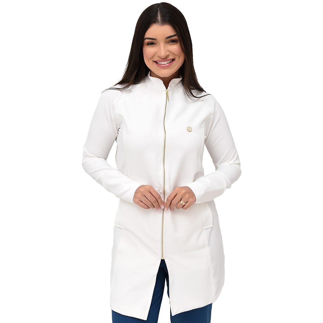 Jaleco Slim Moratty Feminino - Jaleca Branco