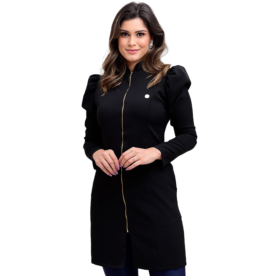 Jaleco Slim Princesa Feminino - Jaleca Branco
