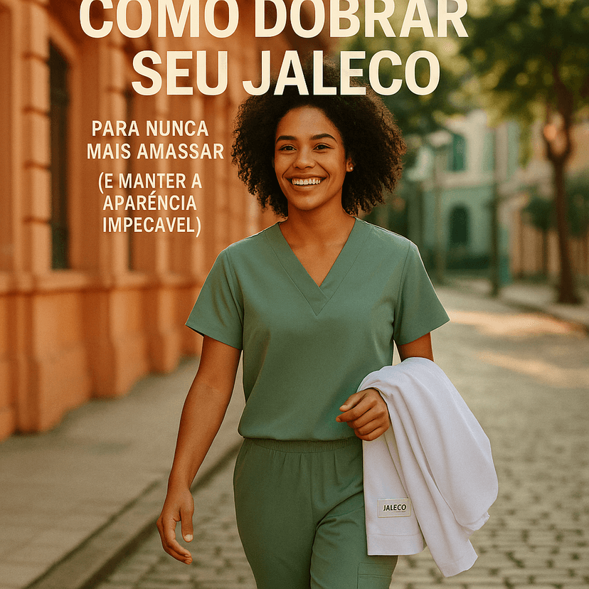 O Guia Definitivo: Como Dobrar Seu Jaleco Para Nunca Mais Amassar (E Manter a Aparência Impecável)