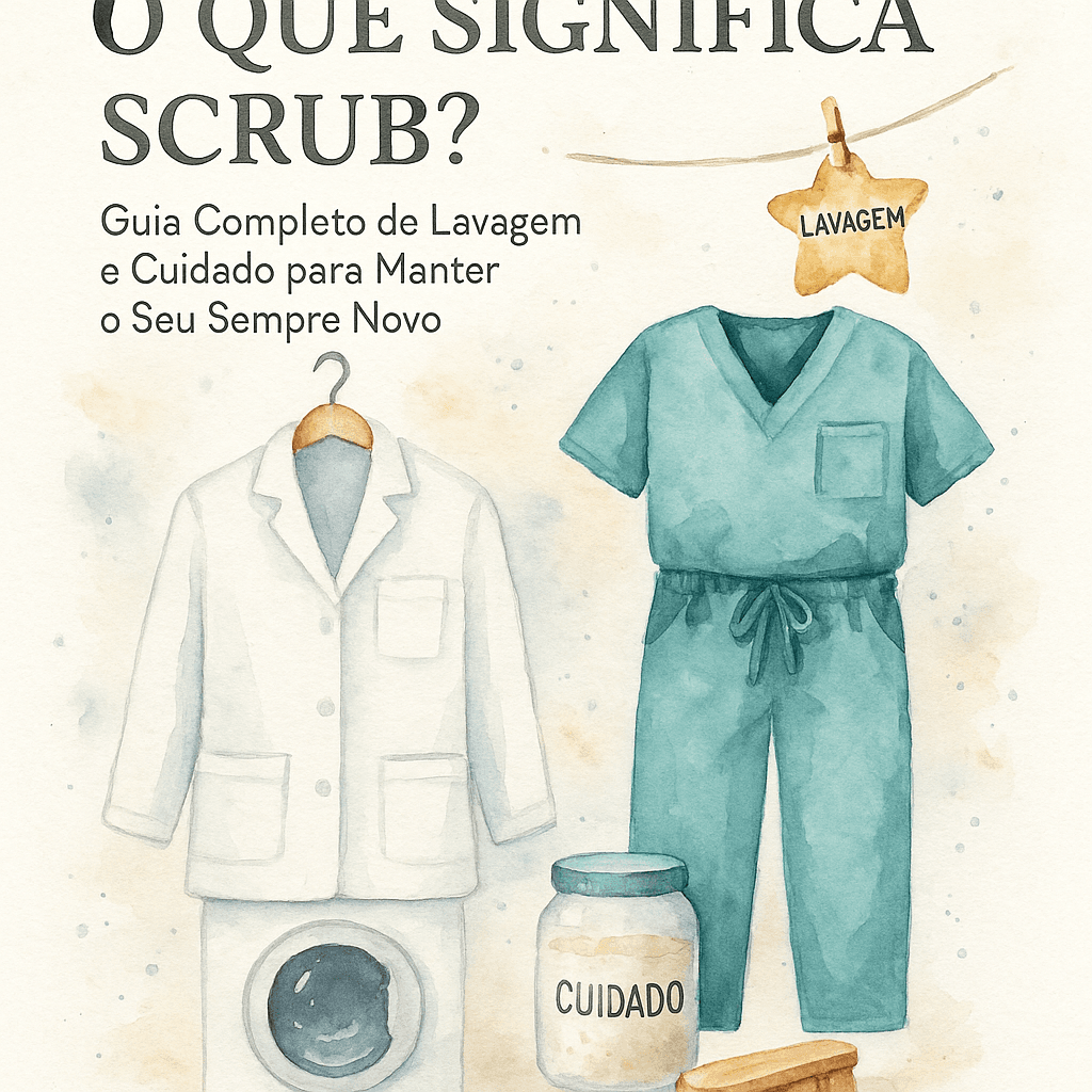 O Que Significa Scrub? Guia Completo de Lavagem e Cuidado para Manter o Seu Sempre Novo