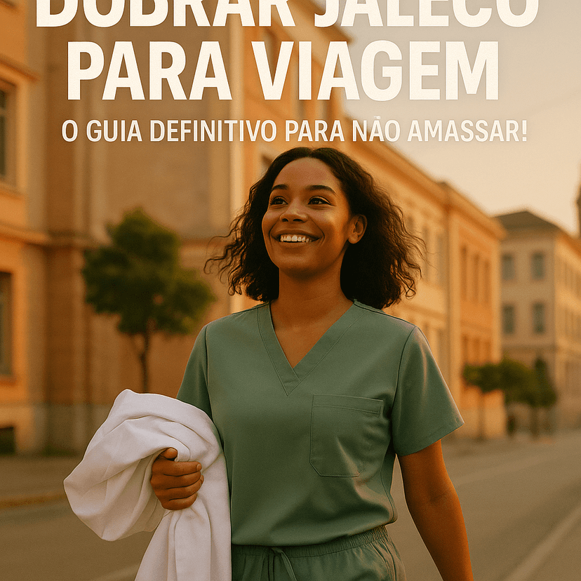 Dobrar Jaleco para Viagem: O Guia Definitivo para Não Amassar!