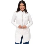 Jaleco Slim Moratty Feminino Zíper Central - Jaleca