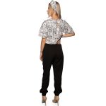 Conjunto Turma da Mônica Preto e Branco Feminino - Jaleca - Imagem 7