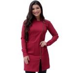 Jaleco Slim Feminino De Zíper Lateral Várias Cores - Jaleca